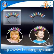 2014 Wholesale plastic 8 light flash hairpin for kids,cheap flash toy light up hairpin H150298